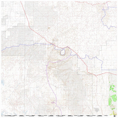Central Oregon Where to Ride: Crescent Lake, Fort Rock, Silver Lake and the Diablo Rim. Map #5 Preview 1