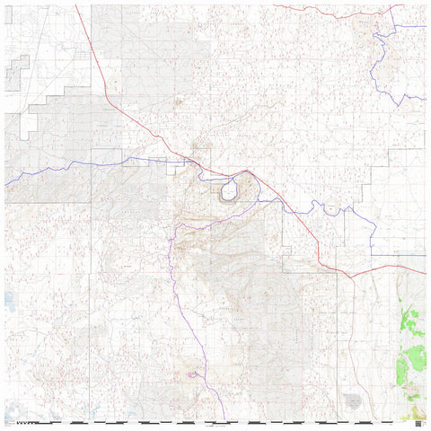 Central Oregon Where to Ride: Crescent Lake, Fort Rock, Silver Lake and the Diablo Rim. Map #5 Preview 1