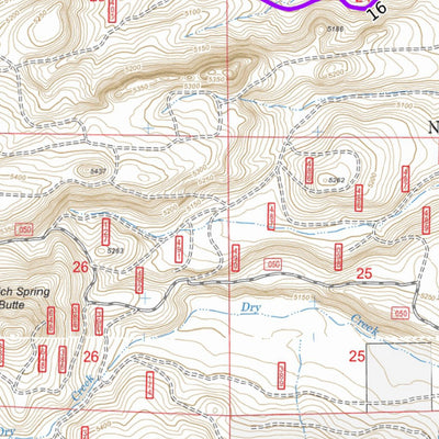 Central Oregon Where to Ride: Crescent Lake, Fort Rock, Silver Lake and the Diablo Rim. Map #5 Preview 3