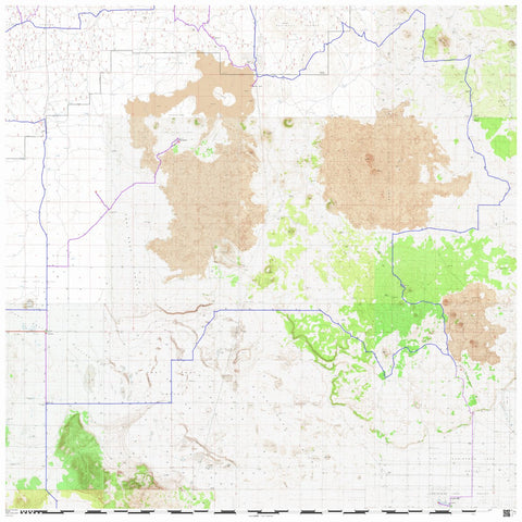 Central Oregon Where to Ride Crescent Lake, Fort Rock, Silver Lake and the Diablo Rim. Map #6 Preview 1