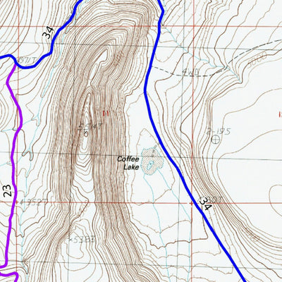 Central Oregon Where to Ride Crescent Lake, Fort Rock, Silver Lake and the Diablo Rim. Map #10 Preview 2