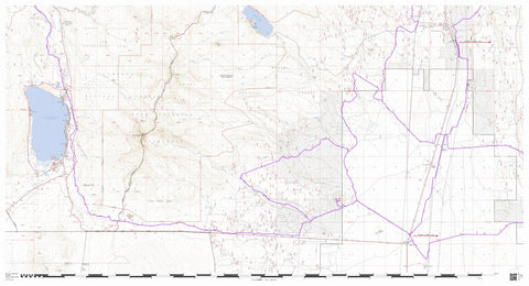 Central Oregon Where to Ride: Crescent Lake, Fort Rock, Silver Lake and the Diablo Rim. Map #7 Preview 1
