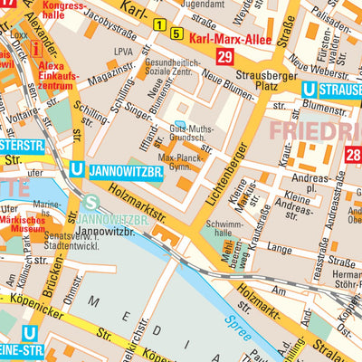 Berlin Citymap 1 : 18.500 Preview 2