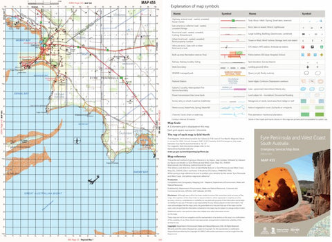 Eyre Peninsula and West Coast Map 455 Preview 1