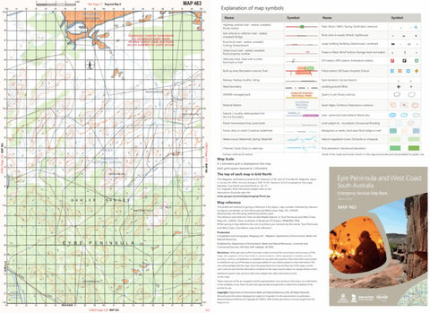 Eyre Peninsula and West Coast Map 463 Preview 1