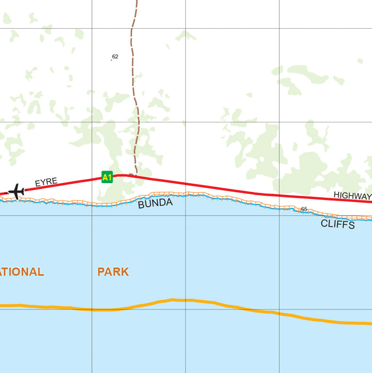 Eyre Postcode Map Eyre Peninsula and West Coast Map WC 2 by Mapland - Department for ...