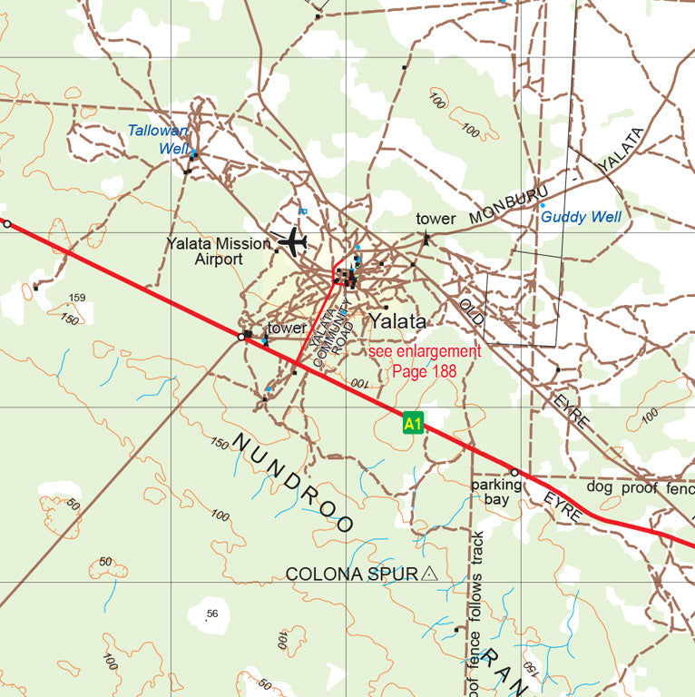 Eyre Postcode Map Eyre Peninsula and West Coast Map WC 4 by Mapland - Department for ...