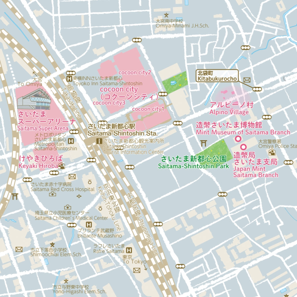 GOGO! SAITAMA CITY さいたま市観光ガイドブック Map by Buyodo corp. | Avenza Maps
