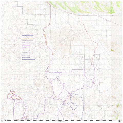 Central Oregon Where to Ride: Crescent Lake, Fort Rock, Silver Lake and the Diablo Rim. Map #2 Preview 1