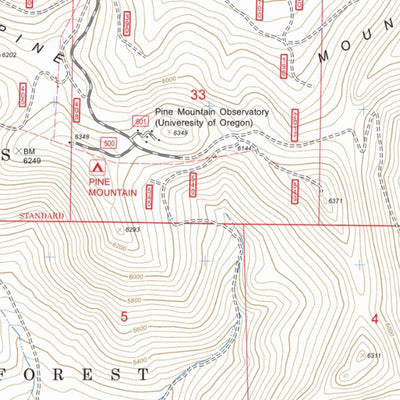 Central Oregon Where to Ride: Crescent Lake, Fort Rock, Silver Lake and the Diablo Rim. Map #2 Preview 3