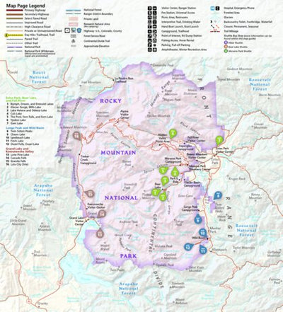 1701 Rocky Day Hikes (map 00) Preview 1