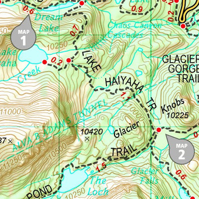 1701 Rocky Day Hikes (map 05) Preview 3