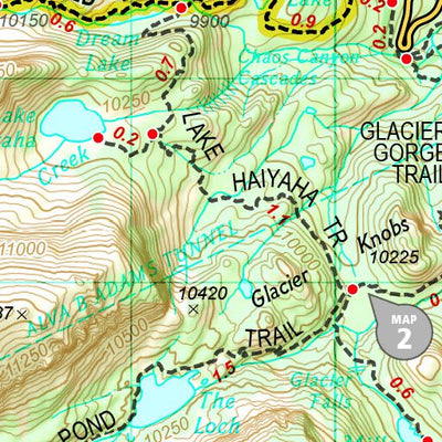 1701 Rocky Day Hikes (map 01) Preview 3