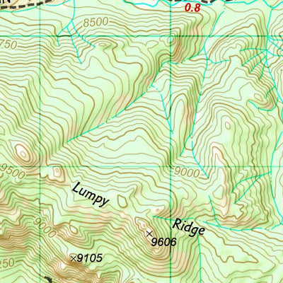 1701 Rocky Day Hikes (map 07) Preview 3