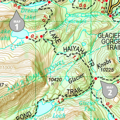 1701 Rocky Day Hikes (map 03) Preview 3