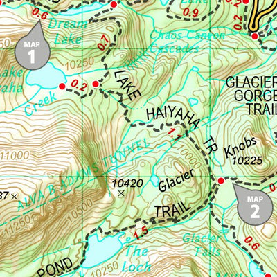1701 Rocky Day Hikes (map 04) Preview 3