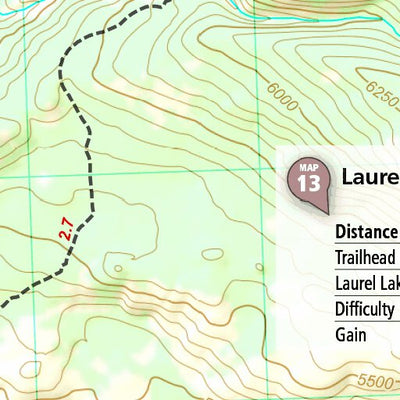 1704 Yoemite Day Hikes (map 13) Preview 2