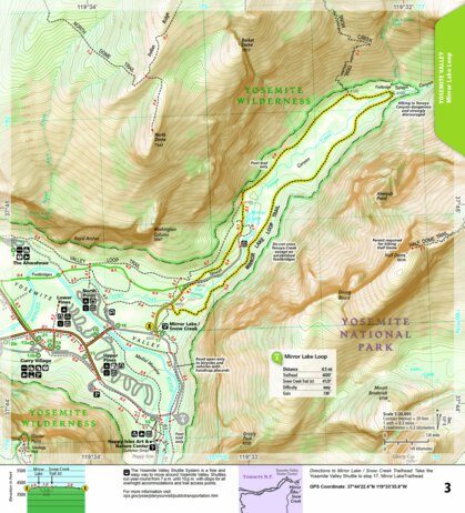 1704 Yoemite Day Hikes (map 03) Preview 1