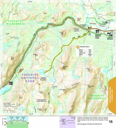 1704 Yoemite Day Hikes (map 15) Preview 1