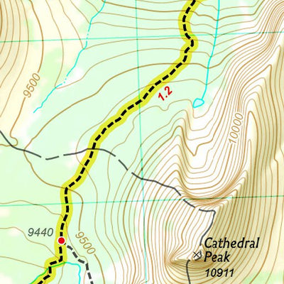 1704 Yoemite Day Hikes (map 15) Preview 2