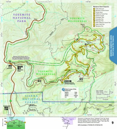1704 Yoemite Day Hikes (map 09) Preview 1