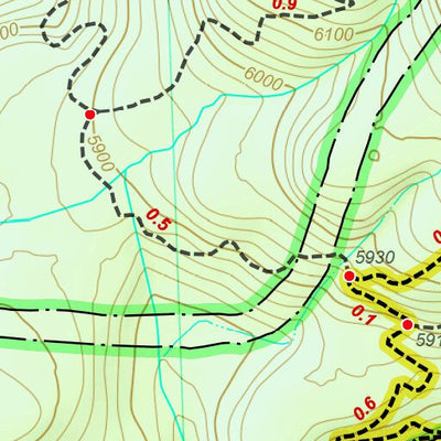 1704 Yoemite Day Hikes (map 09) Preview 2