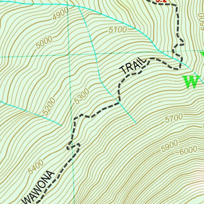 1704 Yoemite Day Hikes (map 09) Preview 3