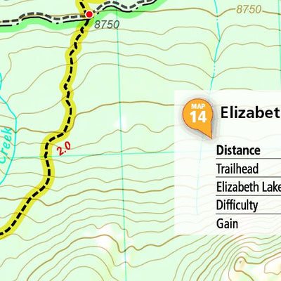 1704 Yoemite Day Hikes (map 14) Preview 2