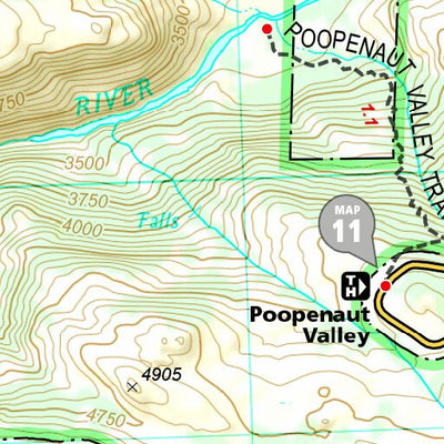 1704 Yoemite Day Hikes (map 10) Preview 2