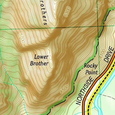 1704 Yoemite Day Hikes (map 01) Preview 2