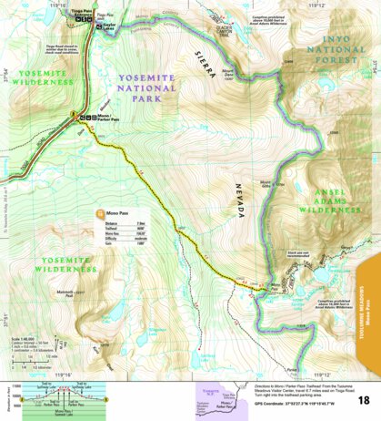 1704 Yoemite Day Hikes (map 18) Preview 1