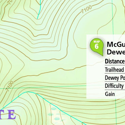 1704 Yoemite Day Hikes (map 06) Preview 2