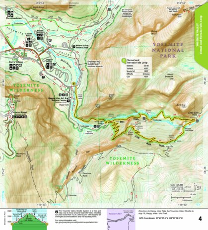 1704 Yoemite Day Hikes (map 04) Preview 1