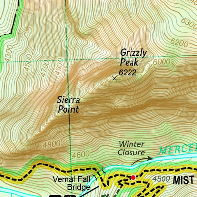 1704 Yoemite Day Hikes (map 04) Preview 2