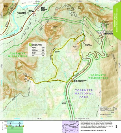 1704 Yoemite Day Hikes (map 05) Preview 1