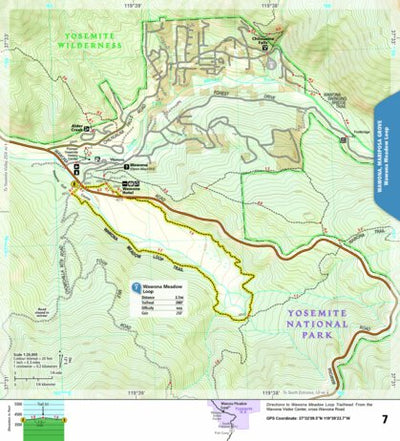 1704 Yoemite Day Hikes (map 07) Preview 1