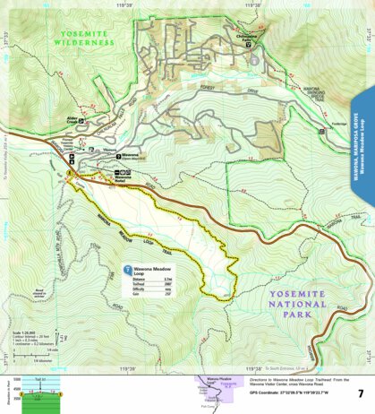 1704 Yoemite Day Hikes (map 07) Preview 1