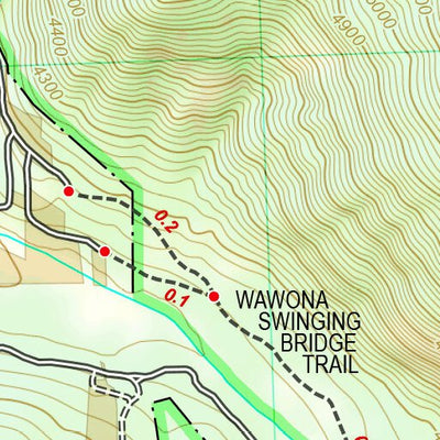 1704 Yoemite Day Hikes (map 07) Preview 3
