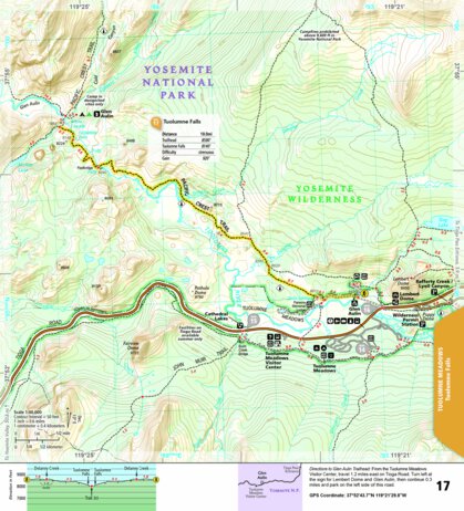 1704 Yoemite Day Hikes (map 17) Preview 1