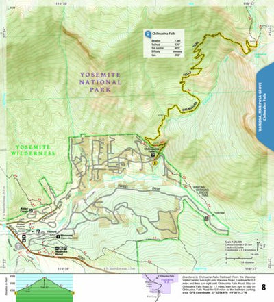 1704 Yoemite Day Hikes (map 08) Preview 1