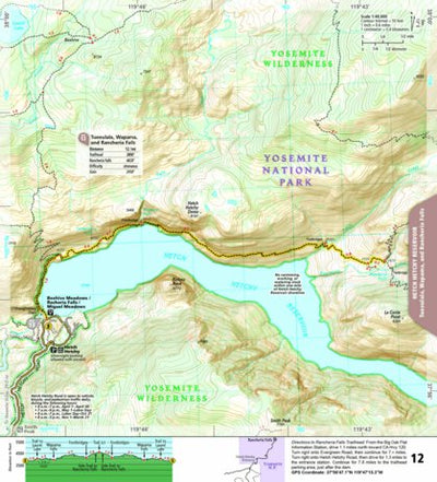 1704 Yoemite Day Hikes (map 12) Preview 1