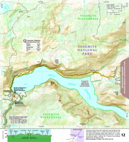 1704 Yoemite Day Hikes (map 12) Preview 1
