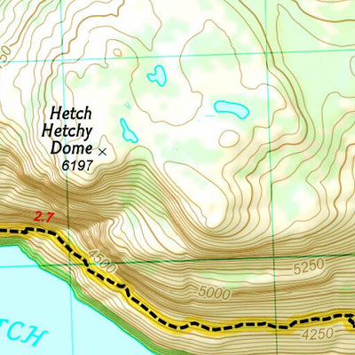 1704 Yoemite Day Hikes (map 12) Preview 2