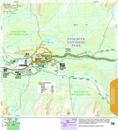1704 Yoemite Day Hikes (map 16) Preview 1