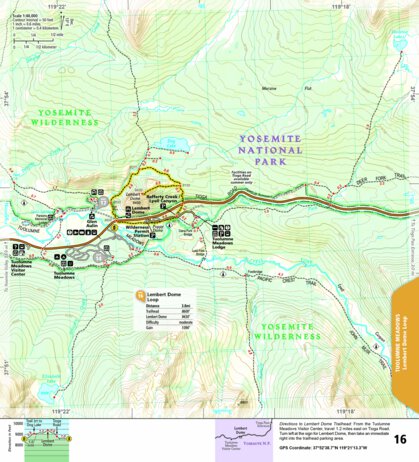 1704 Yoemite Day Hikes (map 16) Preview 1