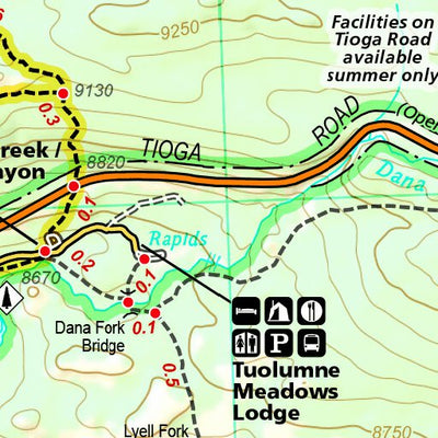 1704 Yoemite Day Hikes (map 16) Preview 2