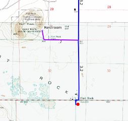 Central Oregon SxS Where to Ride: 151 Mile Bend Power Line to Fort Rock 2 Map Bundle Preview 2