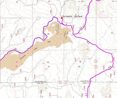 Central Oregon SxS Where to Ride: 151 Mile Bend Power Line to Fort Rock 2 Map Bundle Preview 3