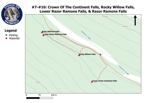007-010 - Crown Of The Continent Falls, Rocky Willow Falls, L. Razor Ramone Falls, Razor Ramone Fall Preview 1