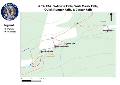 059-062 - Solitude Falls, York Creek Falls, Quick Runner Falls & Jester Falls Preview 1